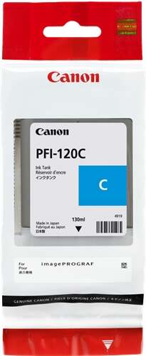 CARTUCHO ORIGINAL Canon PFI120 Cyan Cartucho de Tinta Original - 2886C001