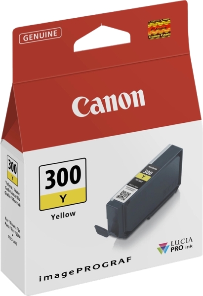 CARTUCHO ORIGINAL Canon PFI300 Amarillo Cartucho de Tinta Original - 4196C001/PFI300Y