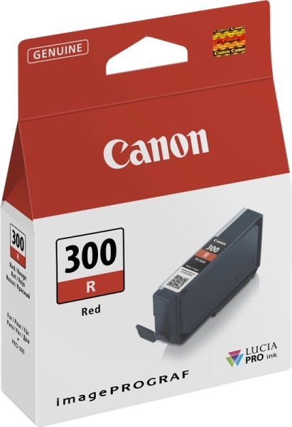 CARTUCHO ORIGINAL Canon PFI300 Rojo Cartucho de Tinta Original - 4199C001/PFI300R