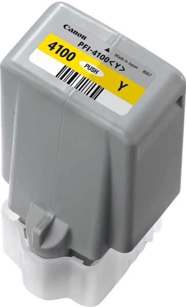 CARTUCHO ORIGINAL Canon PFI4100 Amarillo Cartucho de Tinta Original - PFI4100Y/6780C001