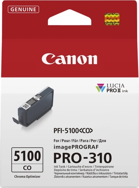 CARTUCHO ORIGINAL Canon PFI5100 Optimizador Cartucho de Tinta Original - PFI5100CO/6960C001