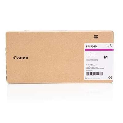 CARTUCHO ORIGINAL Canon PFI706 Magenta Cartucho de Tinta Original - 6683B001