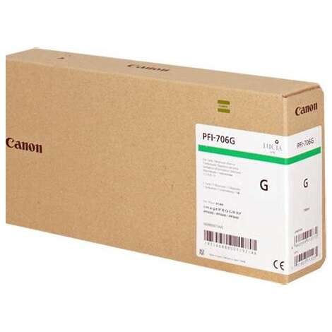 CARTUCHO ORIGINAL Canon PFI706 Verde Cartucho de Tinta Original - 6688B001