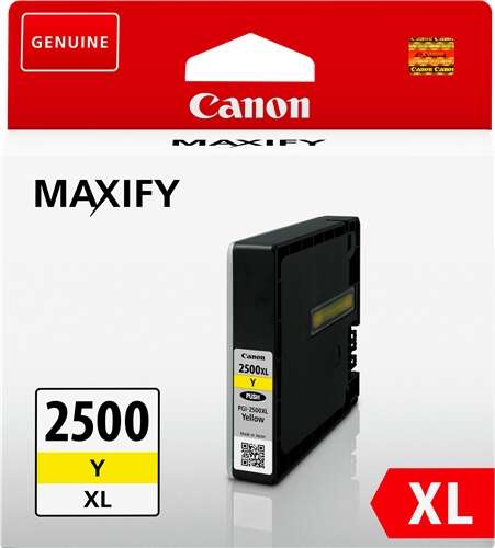 CARTUCHO ORIGINAL Canon PGI2500XL Amarillo Cartucho de Tinta Original - 9267B001