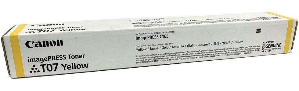 CARTUCHO ORIGINAL Canon T07 Amarillo Cartucho de Toner Original - 3644C001