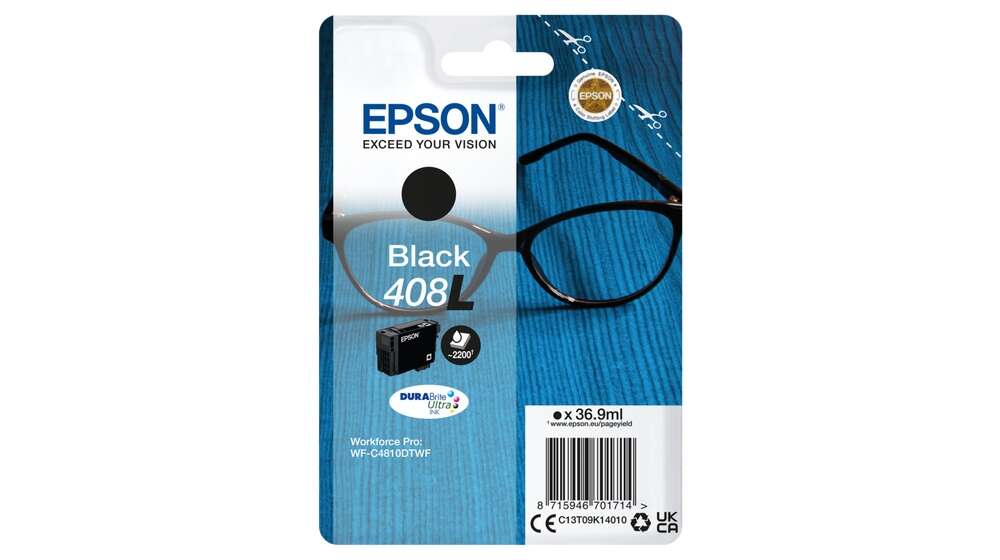 CARTUCHO ORIGINAL Epson 408L Negro Cartucho de Tinta Original - C13T09K14010