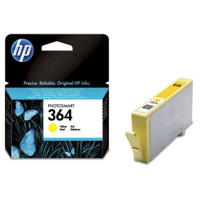 CARTUCHO ORIGINAL HP 364 Amarillo Cartucho de Tinta Original - CB320EE