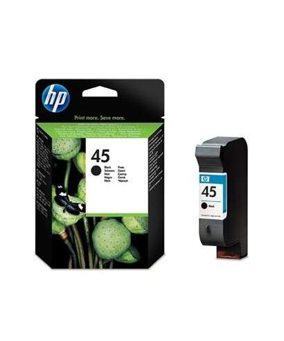 CARTUCHO ORIGINAL HP 45 Negro Cartucho de Tinta Original - 51645AE