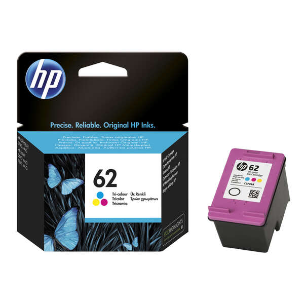 CARTUCHO ORIGINAL HP 62 Color Cartucho de Tinta Original - C2P06AE