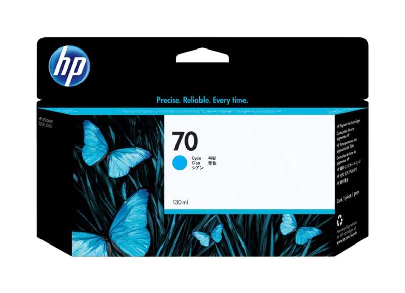 CARTUCHO ORIGINAL HP 70 Cyan Cartucho de Tinta Original - C9452A