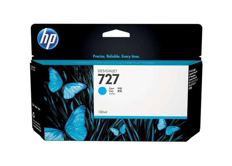 CARTUCHO ORIGINAL HP 727 Cyan Cartucho de Tinta Original - B3P19A