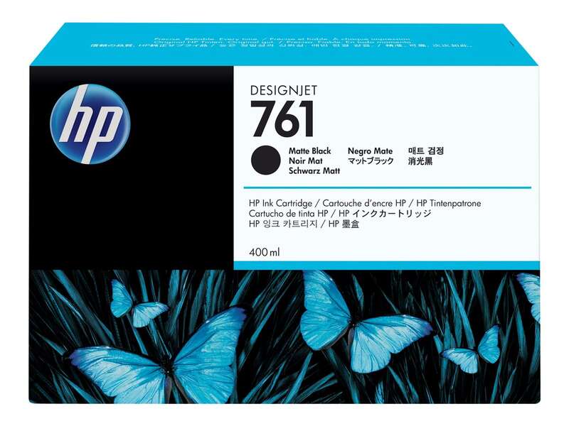 CARTUCHO ORIGINAL HP 761 Negro Mate Cartucho de Tinta Original - CM991A