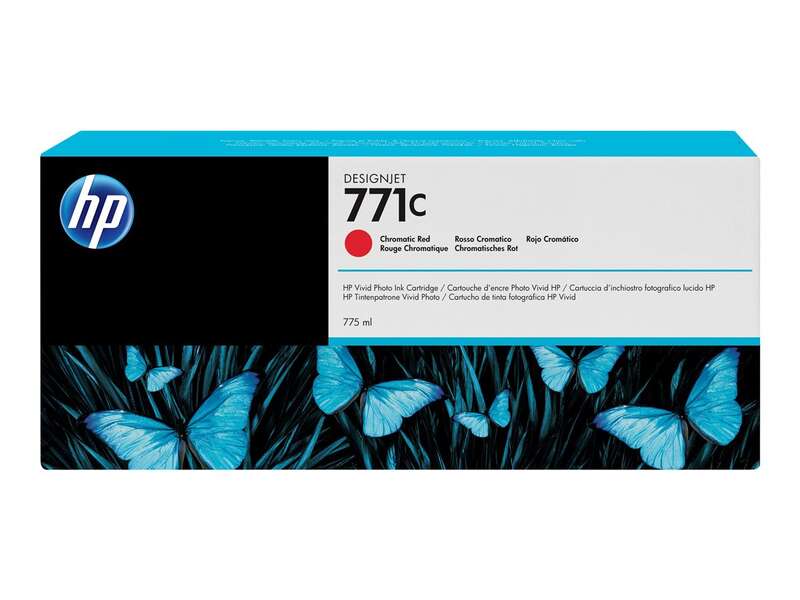 CARTUCHO ORIGINAL HP 771C Rojo Cromatico Cartucho de Tinta Original - B6Y08A