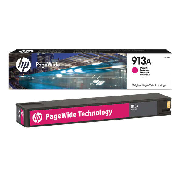 CARTUCHO ORIGINAL HP 913A Magenta Cartucho de Tinta Original - F6T78AE