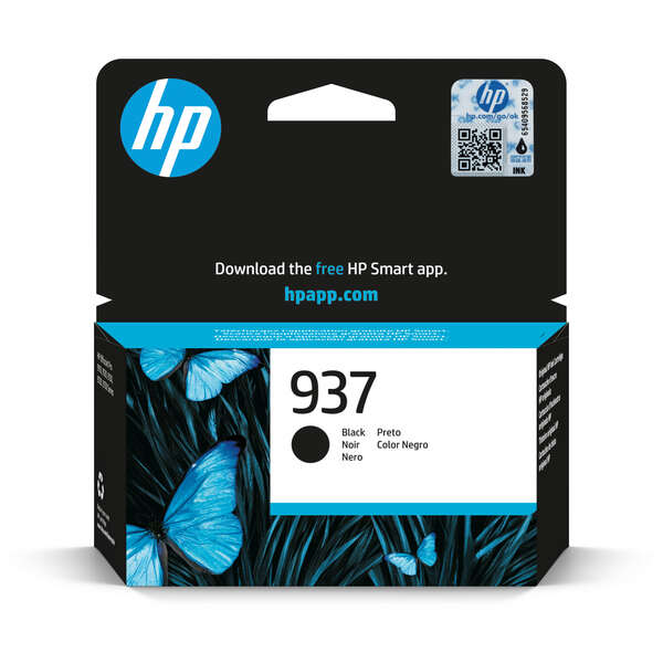 CARTUCHO ORIGINAL HP 937 Negro Cartucho de Tinta Original - 4S6W5NE