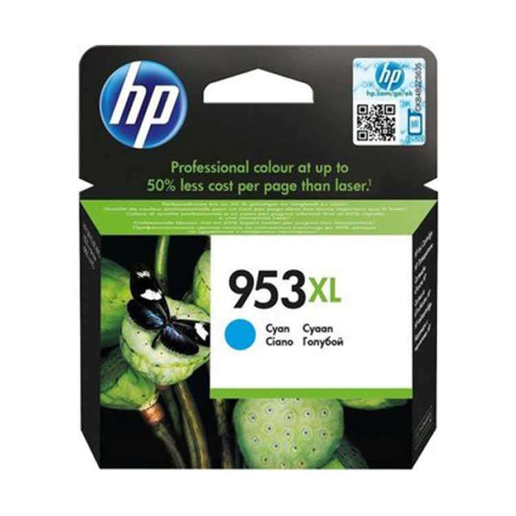 CARTUCHO ORIGINAL HP 953XL Cyan Cartucho de Tinta Original - F6U16AE