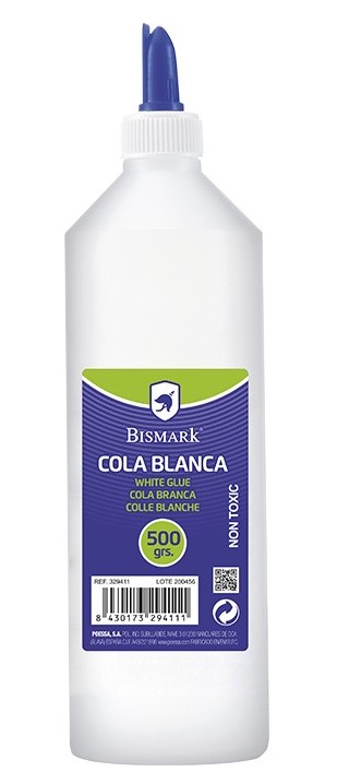 COLA BLANCA ESCOLAR BISMARK *** 500ML ***