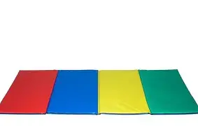 COLCHONETA PLEGABLE MULTICOLOR CUATRO CUERPOS 200X100X3 CM REF 094E
