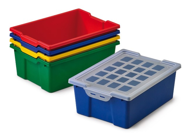 CUBETA GRANDE SIN TAPA FAIBO AZUL DE 420X310X148MM REF: 785-07