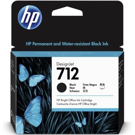 Cartucho de Tinta Original HP nº712XL/ Negro
