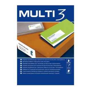 ETIQUETAS ILC MULTI 3 210x99MM CAJA 100 UDS REF. 12549