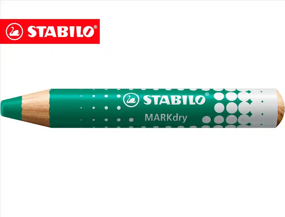 LAPIZ MARCADOR EN SECO STABILO MARKDRY PARA PIZARRA BLANCA ***VERDE*** REF:648/43