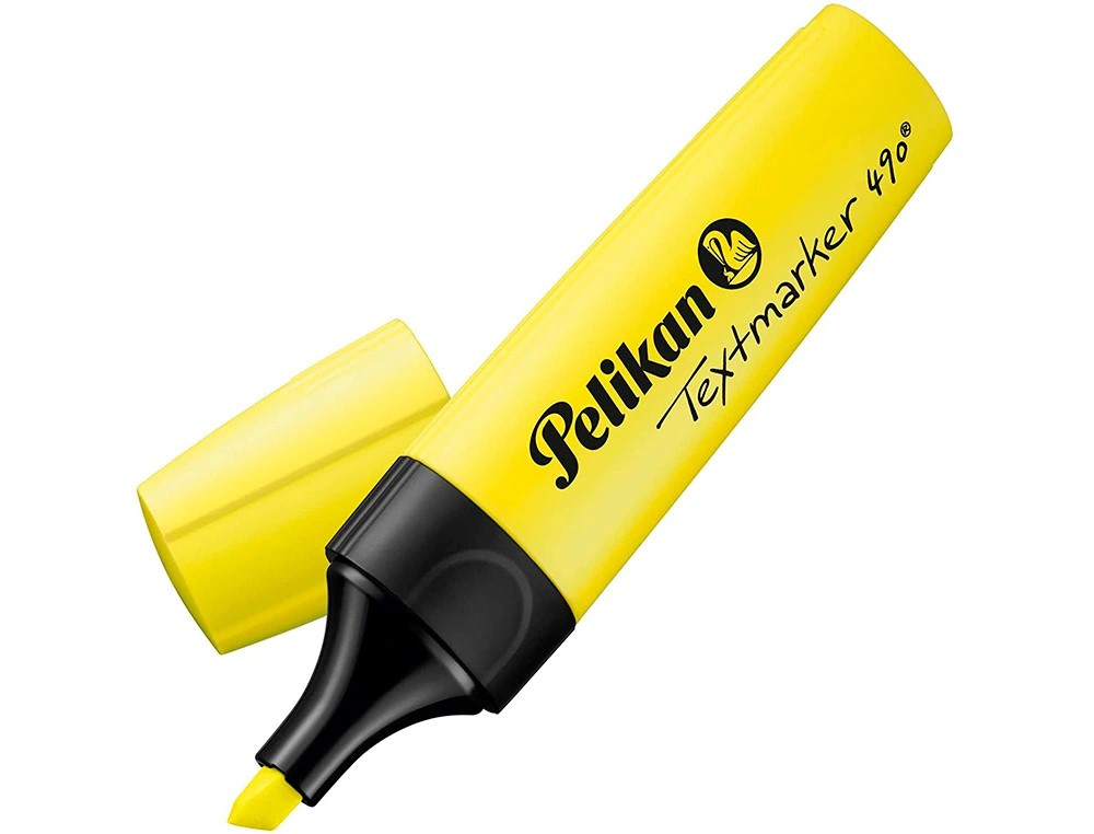 MARCADOR FLUORESCENTE AMARILLO PELIKAN