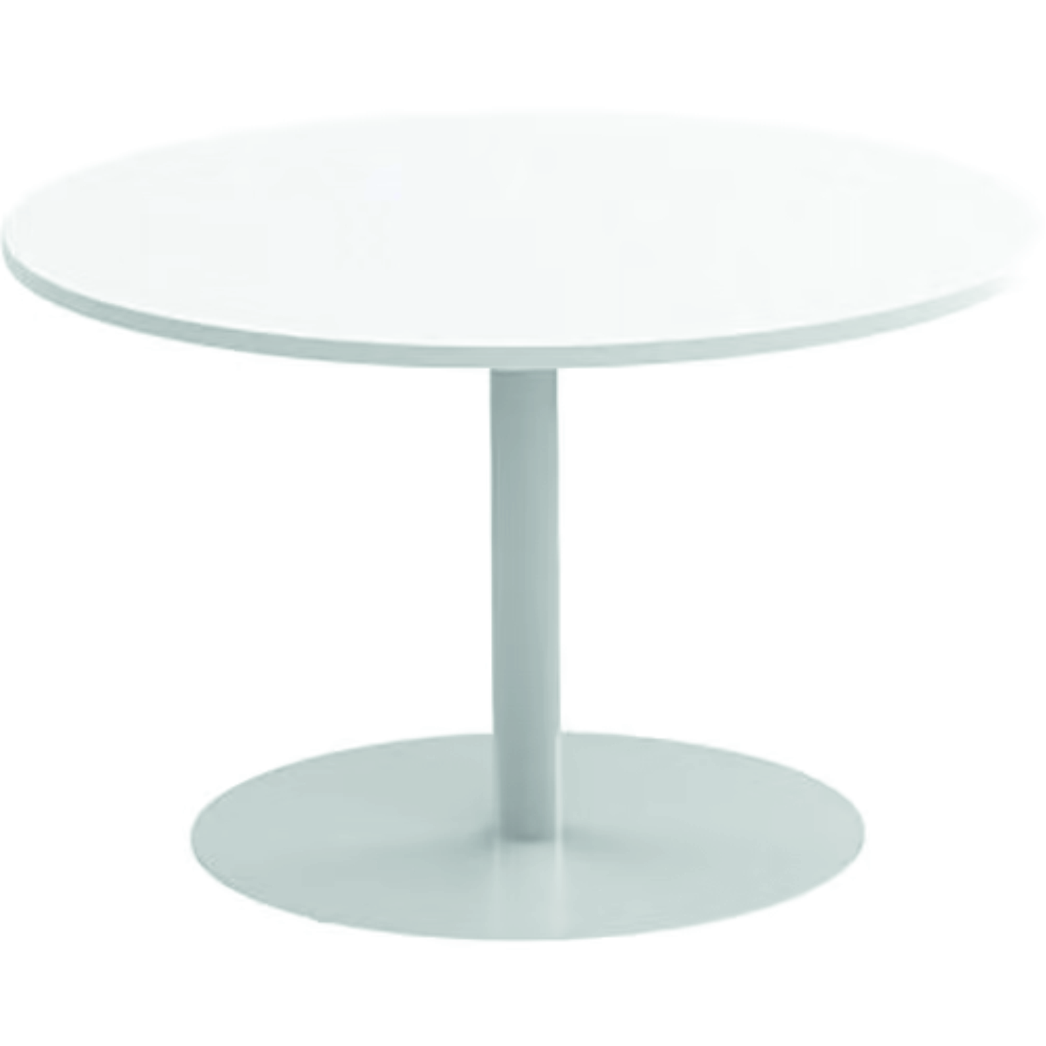 MESA REDONDA DE PEANA DE 120CM DIAMETRO Y 76CM ALTURA