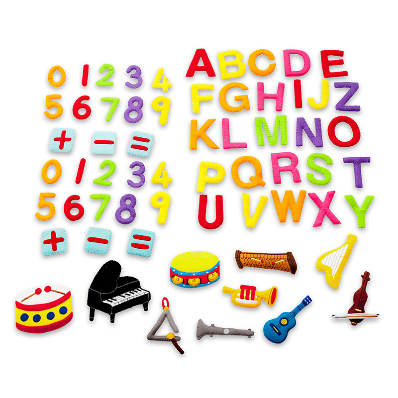 PACK LETRAS, NÚMEROS Y MÚSICA PSICOMOTRICIDAD REF 906