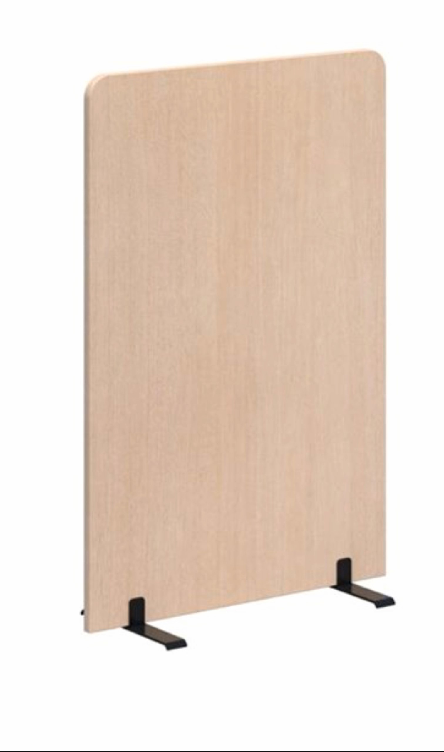 PANEL  BIOMBO DE 100X180CM DE MADERA Y PIES METALICOS