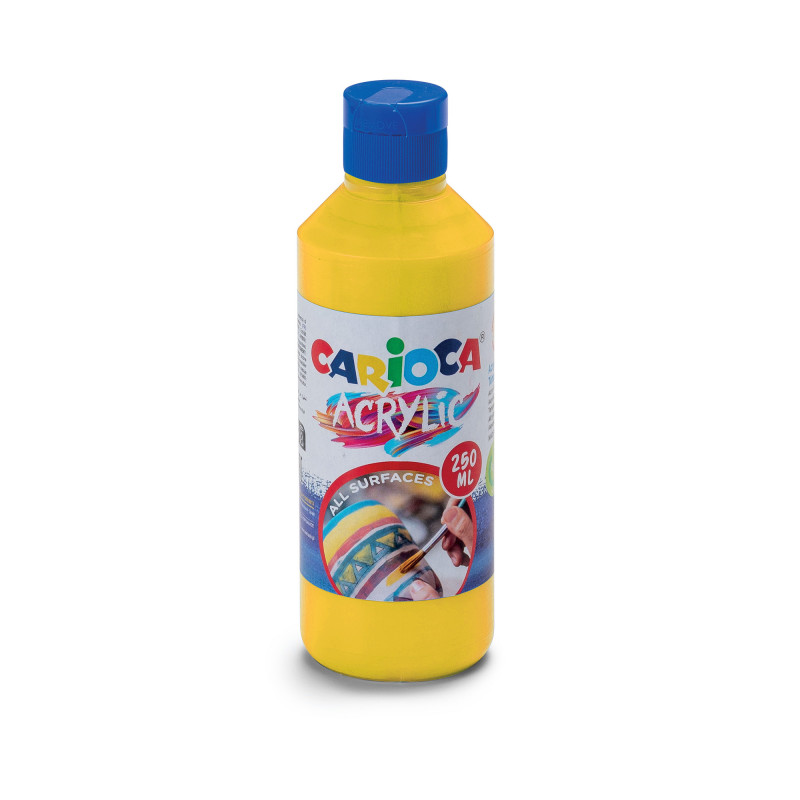 PINTURA **ACRILICA AMARILLO*** CARIOCA 250ML