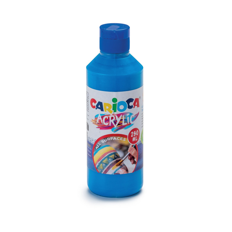 PINTURA **ACRILICA AZUL*** CARIOCA 250ML