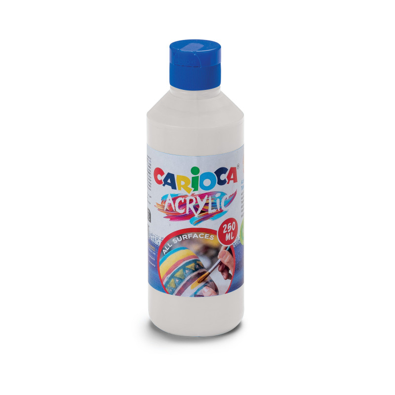 PINTURA **ACRILICA BLANCO*** CARIOCA 250ML