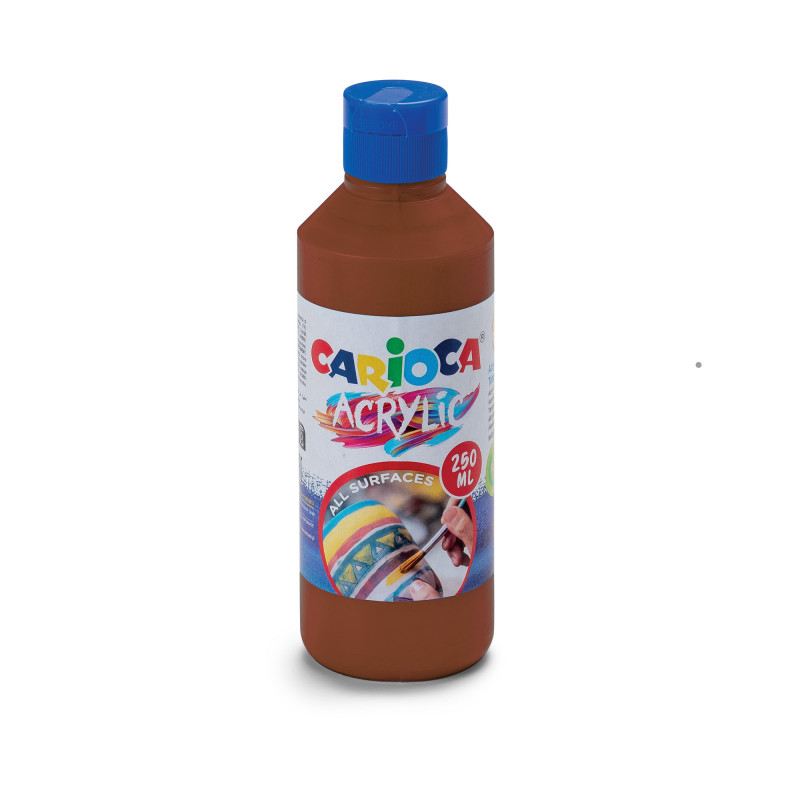 PINTURA **ACRILICA MARRON*** CARIOCA 250ML