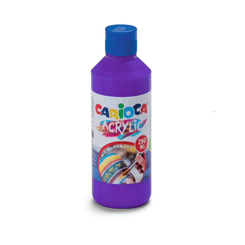 PINTURA **ACRILICA VIOLETA*** CARIOCA 250ML