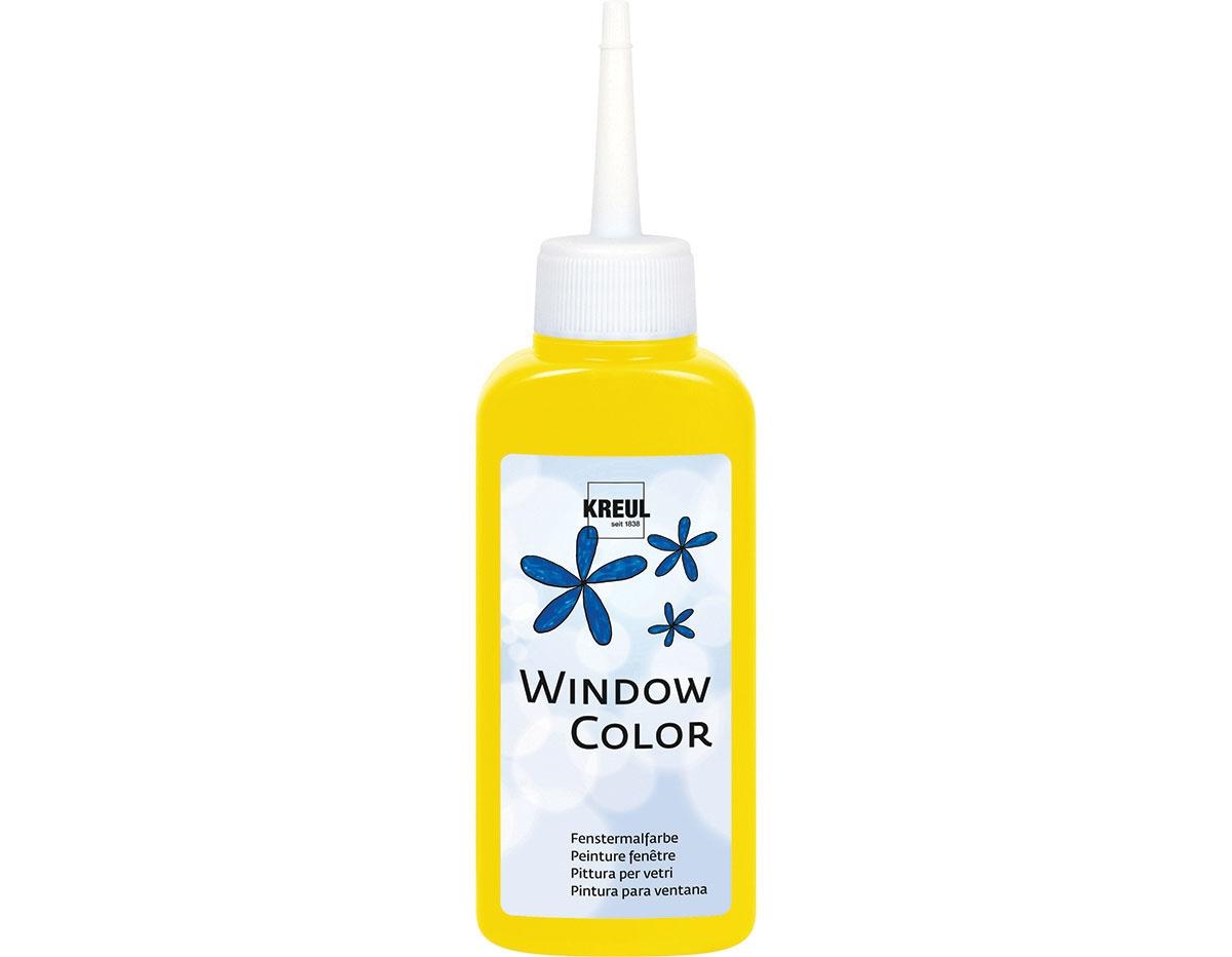 PINTURA VIDRIO WINDOW PARA DECORAR Y CREAR FIGURAS 3D ***AMARILLO*** 80ML