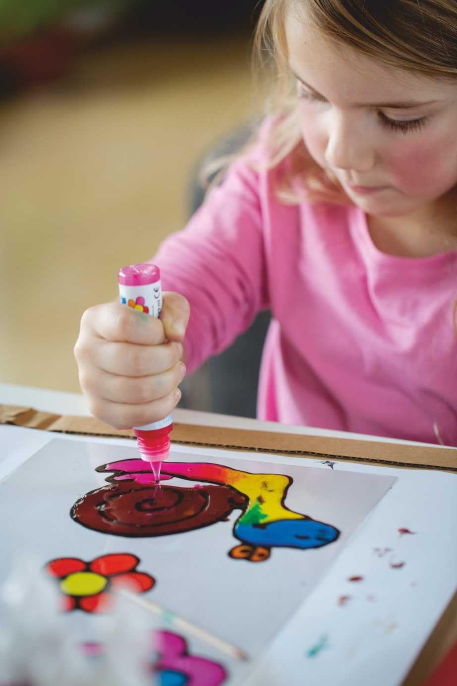 PINTURA VIDRIO WINDOW PARA DECORAR Y CREAR FIGURAS 3D ***ORO*** 80ML