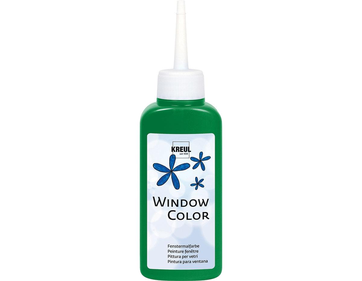 PINTURA VIDRIO WINDOW PARA DECORAR Y CREAR FIGURAS 3D ***VERDE*** 80ML