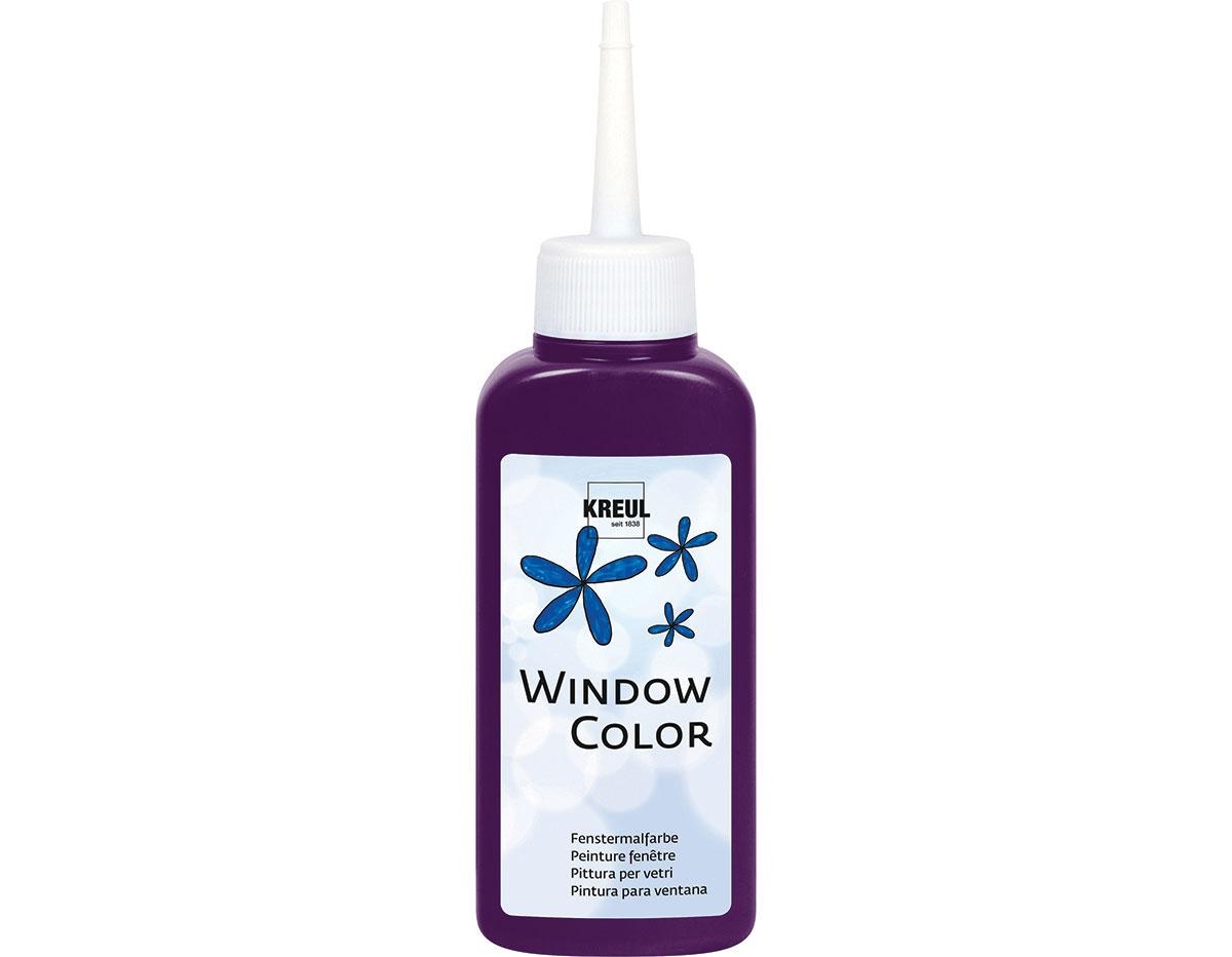PINTURA VIDRIO WINDOW PARA DECORAR Y CREAR FIGURAS 3D ***VIOLETA*** 80ML