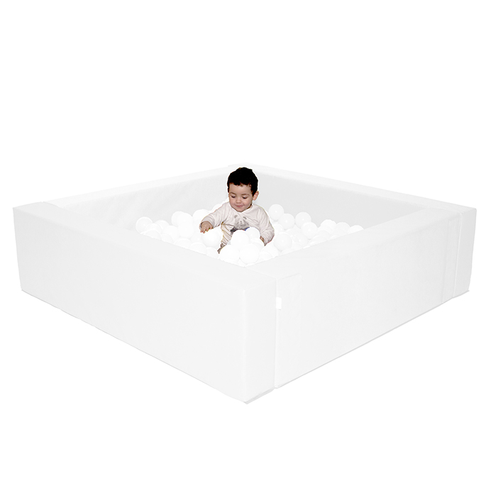 PISCINA DE BOLAS BLANCA 200X250X45X20 REF 105D