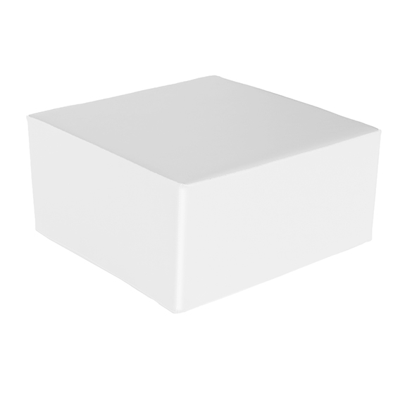 PUF CUBO BLANCO 50X50X25 CM REF 047E