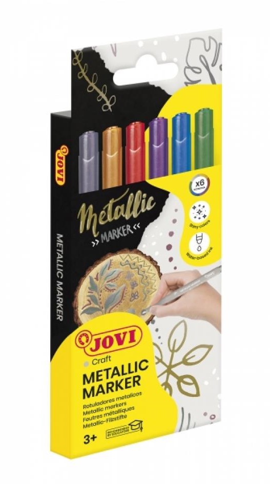 ROTULADORES METALICOS JOVI DE ***6 COLORES***