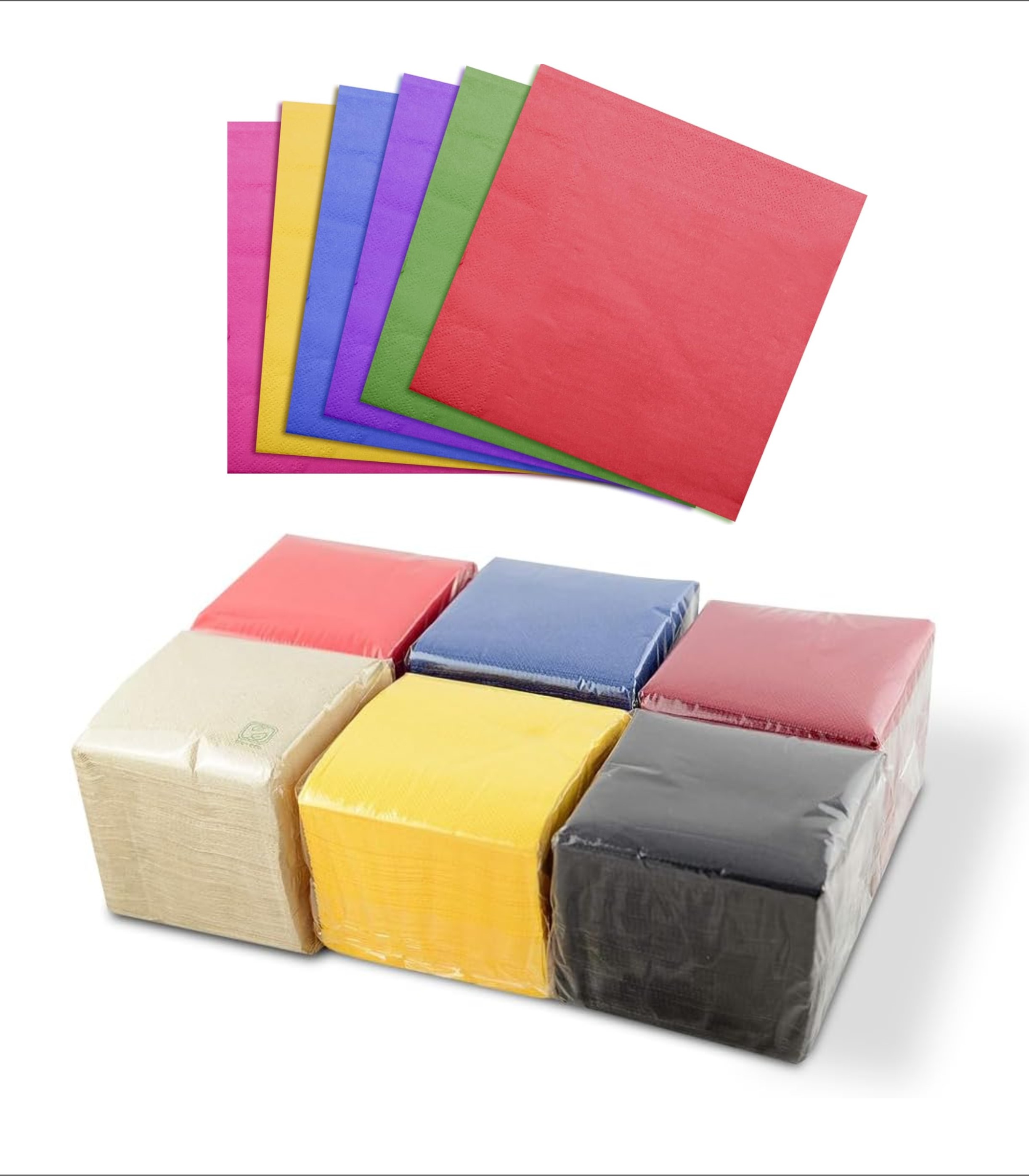 SERVILLETAS 50 UNID 20X20 **NEGRO**