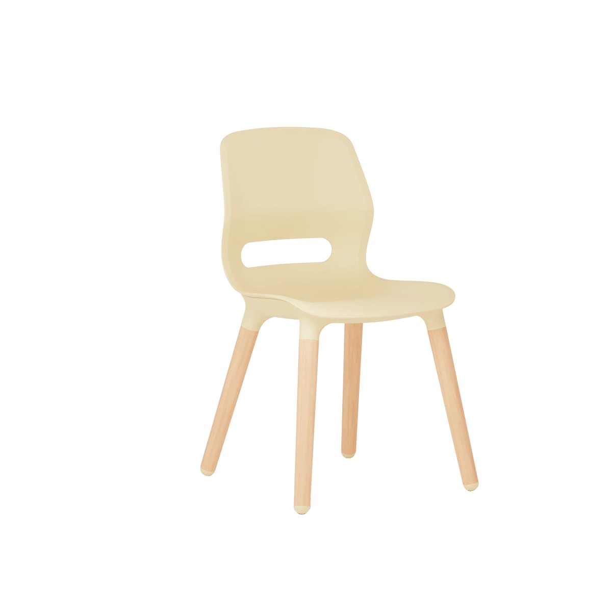 SILLA ESCOLAR JUN WOOD "COLOR BLANCO"
