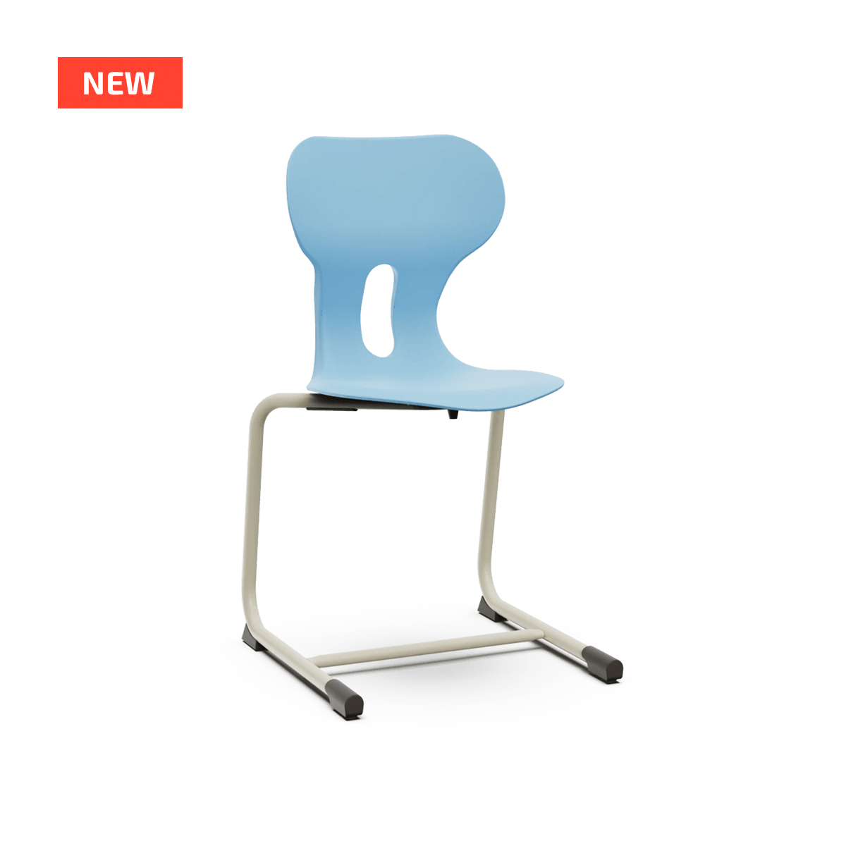 SILLA ESCOLAR LIA CANTILER ***COLOR AZUL*** TALLA 4/5/6