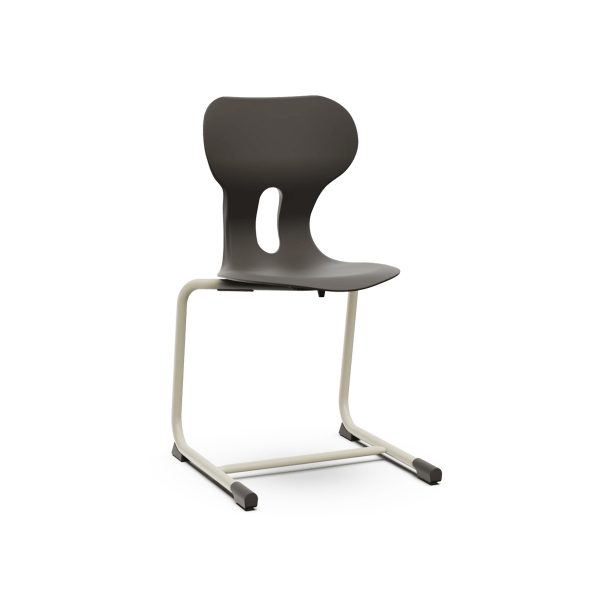 SILLA ESCOLAR LIA CANTILER ***COLOR NEGRO *** TALLA 4/5/6