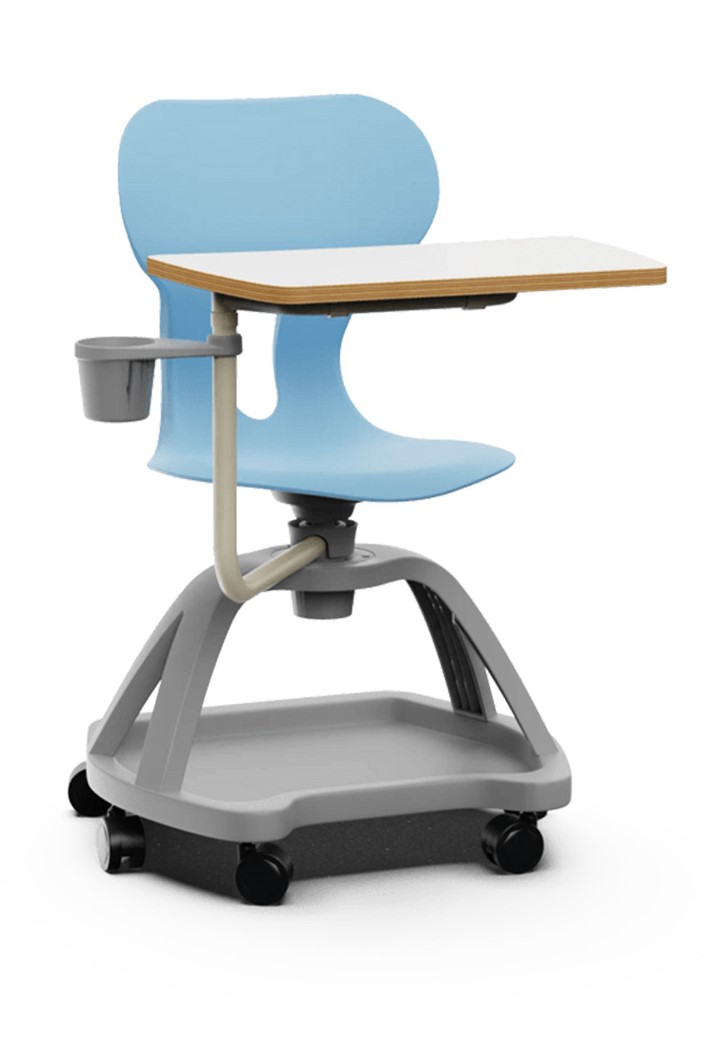SILLA ESCOLAR LIA TABLE***COLOR AZUL***