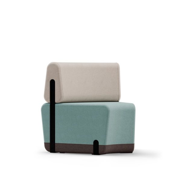 SOFA ESCOLAR KALIN CURVED COMPLETE "COLOR MENTA"