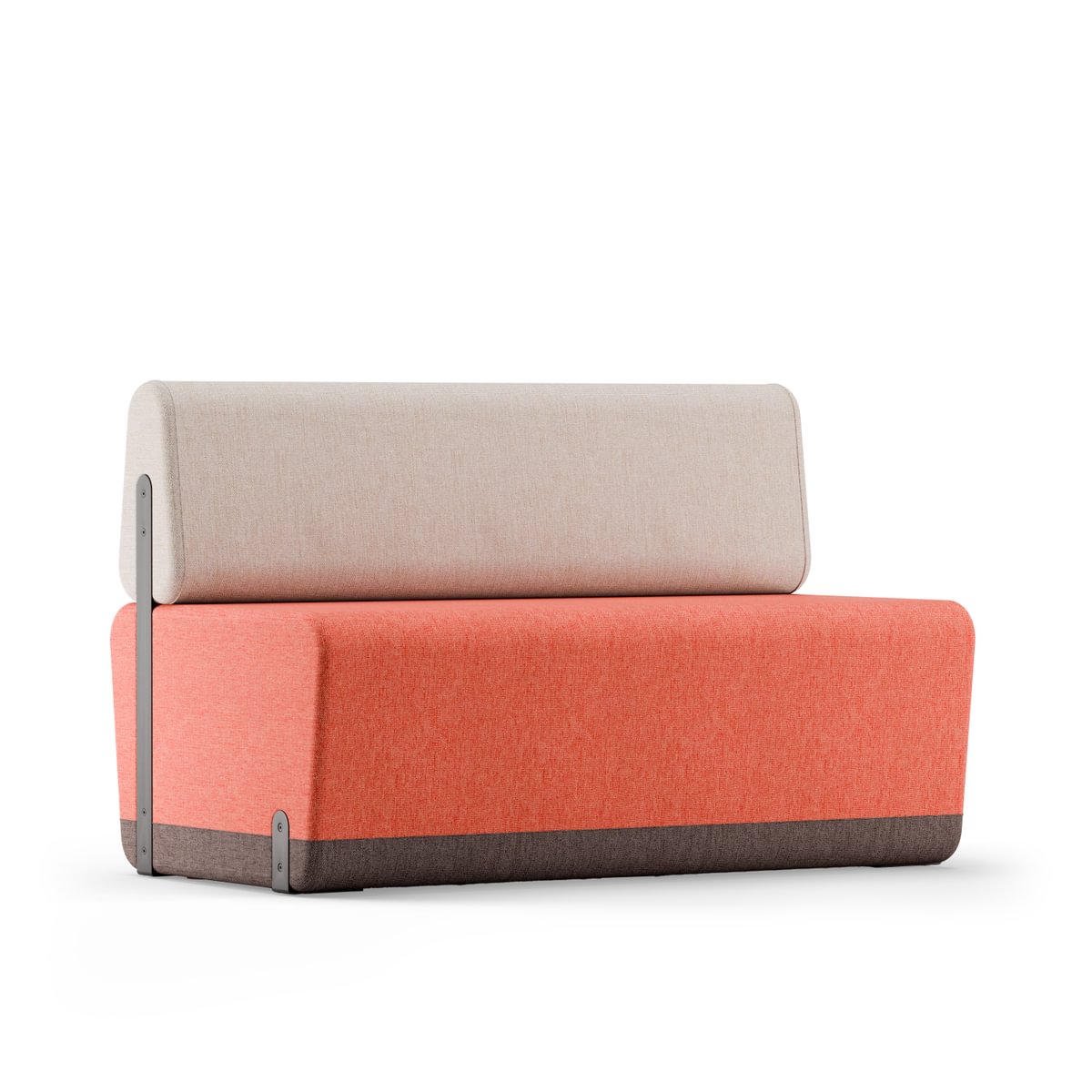 SOFA ESCOLAR KALIN RECTANGLE COMPLETE "COLOR TERRACOTA"