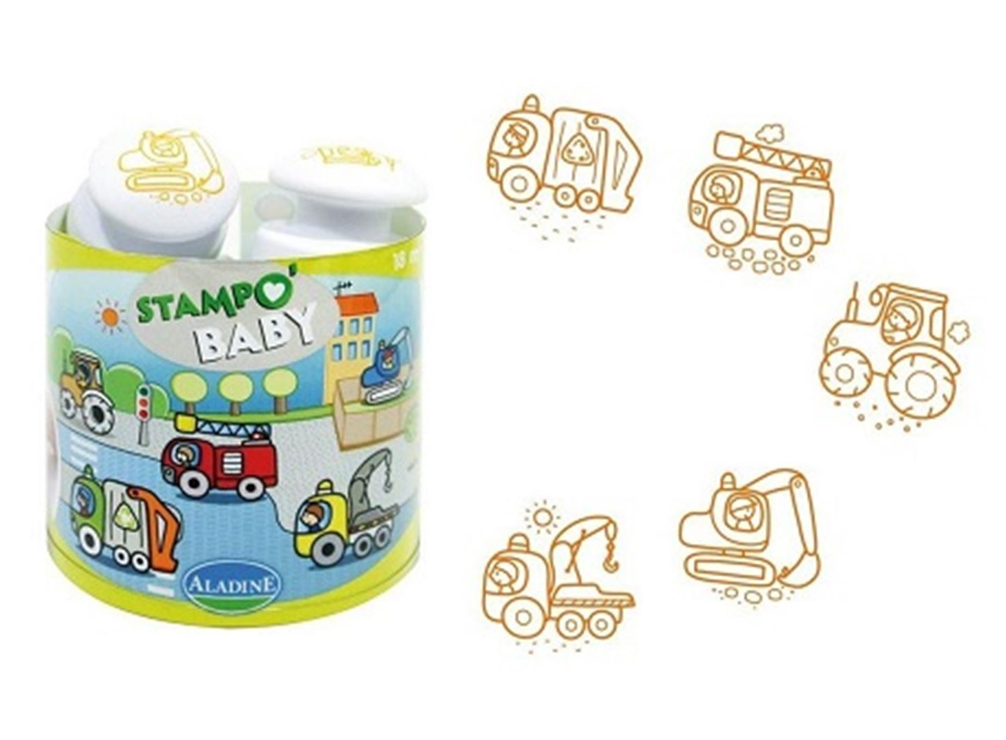 TAMPONES SELLOS VEHICULOS  + 1 MAXI ALMOADILLA